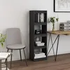 Image de vidaXL Bibliothèque/Séparateur de pièce Gris 40x30x135,5 cm Pin massif808145