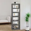 Image de vidaXL Bibliothèque/Séparateur de pièce Gris 60x30x199,5 cm Pin massif808180