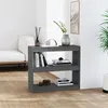 Image de Bibliothèque Séparateur de pièce Gris 80x30x71,5 cm Pin massif
