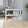 Image de Bibliothèque Séparateur de pièce Blanc 100x30x71,5cm Pin massif