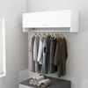 Image de Garde robe blanc 100x32,5x35 cm bois d ingénierie