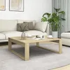 Image de Table basse Chêne sonoma 100x100x35 cm Bois d ingénierie