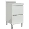 Image de Armoire de cuisine commerciale avec 2 tiroirs Acier inoxydable