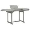 Image de Table a manger extensible sans tiroir rectangulaire en Bois massif L 120 cm