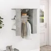 Image de Armoire de couloir Gris béton 97,5x37x99 cm Bois d ingénierie