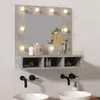 Image de vidaXL Spiegelkast met LED-verlichting 60x31,5x62 cm betongrijs808886