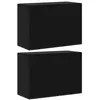 Image de Housses meubles de jardin 2 pcs 6 oeillets barbecue 180x80x125cm