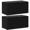 Image de Housses de meubles de jardin 2 pcs 6 oeillets 160x80x75 cm