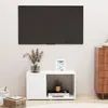 Image de Meuble TV Blanc 60x24x32 cm Bois d ingénierie