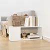 Image de Meuble TV Blanc 80x24x32 cm Bois d ingénierie