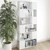 Image de Bibliothèque Séparateur de pièce Blanc Bois d ingénierie