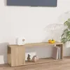 Image de Meuble TV Chêne sonoma 100x24x32 cm Bois d ingénierie
