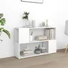 Image de Bibliothèque Blanc 100x24x63 cm Bois d ingénierie