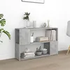 Image de Bibliothèque Gris béton 100x24x63 cm Bois d ingénierie