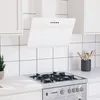 Image de Vidaxl Hotte Murale de Cuisine, 60 Cm, Acier et Verre Trempé, Blanc