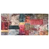 Image de vidaXL Vloerkleed wasbaar anti-slip patchwork 80x300 cm meerkleurig337965