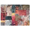 Image de vidaXL Vloerkleed wasbaar anti-slip patchwork 120x180 cm meerkleurig337966