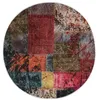 Image de Tapis lavable antidérapant Patchwork  120 cm multicolore