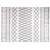 Image de vidaXL Vloerkleed wasbaar anti-slip 120x180 cm zwart en wit337972