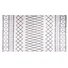 Image de vidaXL Vloerkleed wasbaar anti-slip 190x300 cm zwart en wit337974