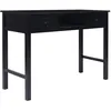 Image de vidaXL Buffet Noir 108x45x76 cm Bois de Paulownia massif