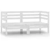 Image de vidaXL 2x Bois de Pin Massif Canapés d'Angle de Jardin Canapés d'Angle de Patio Meubles de Terrasse Canapés de Jardin 806583