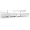 Image de vidaXL 4x Bois de Pin Massif Canapés Centraux de Jardin Canapés Centraux de Patio Meubles de Terrasse Canapés de Jardin 806593