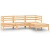 Image de Salon de jardin vidaxl 4 pieces bois massif x 63.5 x 62.5 cm 4 personnes