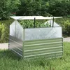 Image de vidaXL Lit Surélevé de Jardin avec Serre Jardinière Bac à Fleurs Pot de Plantes Lit de Plantation Balcon Extérieur 316882