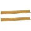 Image de vidaXL Wandschappen 2 st 110x10x10 cm massief teakhout338261
