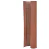 Image de vidaXL Tuinafscheiding dubbelzijdig 110x400 cm bruin317159