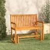 Image de vidaXL Balancelle de jardin 110 cm Bois d'acacia solide 316608