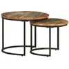 Image de vidaXL 2-delige Tafeltjesset massief gerecycled hout338000