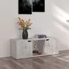 Image de Meuble TV Béton 88,5x27,5x30,5 cm Bois d'ingénierie