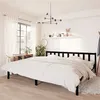 Image de vidaXL Bedframe massief grenenhout zwart 200x200 cm810106