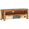 Image de vidaXL Meuble TV Centre de Divertissement Armoire Basse Armoire Stéréo Salon Salle de Séjour Maison Intérieur 110x30x40 cm Bois de Récupération Massif