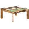 Image de Table basse 80x80x40 cm Bois de récupération massif