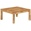 Image de Table basse 80x80x40 cm Bois d acacia massif