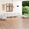 Image de vidaXL Bois de Pin Massif Salon de Jardin 8 pcs Mobilier de Patio Mobilier de Jardin Ensemble de Meubles d'Extérieur Meubles 3082573