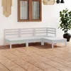 Image de vidaXL 4-delige Loungeset massief grenenhout wit3082628