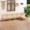 Image de Salon de jardin modulable Vidaxl bois massif marron 5 pieces 63.5 x 63.5 x 28.5 5 personnes