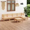 Image de Salon de jardin 6 pcs Bois de pin massif
