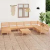 Image de vidaXL 9-delige Loungeset massief grenenhout3082989