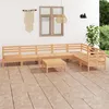 Image de vidaXL Salon de jardin 8 pcs Bois de pin massif 3083019