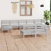 Image de vidaXL Bois de Pin Massif Salon de Jardin 9 pcs Mobilier de Patio Meubles d'Extérieur Mobilier de Jardin Meubles de Terrasse 3083355