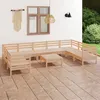 Image de vidaXL 10-delige Loungeset massief grenenhout3083539