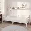 Image de vidaXL Slaapbank met matras massief grenenhout wit 90x200 cm3083590