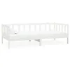 Image de vidaXL Slaapbank met matras massief grenenhout wit 90x200 cm3083625
