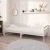 Image de vidaXL Bois de Pin Massif Lit avec Tiroirs Canapé-lit Cadre de Lit Simple Lit d'Invité Salle de Séjour Salon Maison Intérieur 90x200 cm Blanc