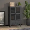 Image de vidaXL Coffre de Rangement Industriel Armoire de Rangement Étagère Stockage Meuble de Bureau Maison Intérieur Anthracite 70x40x115 cm Métal